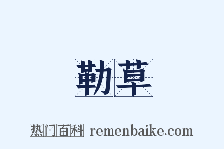 勒草是什么意思的图片
